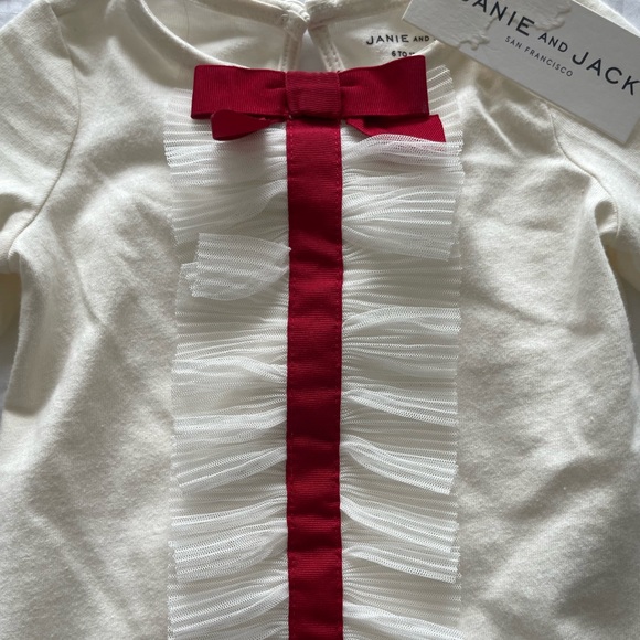Janie & Jack bow top - Picture 2 of 4